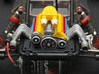 Kyosho Beetle V2 Engine - Combined Tail Pipe 3d printed shown on base engine with optional air cleaner