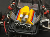 Kyosho Beetle V2 Engine - Straight Tail Pipes 3d printed Shown on base engine with optional air intake
