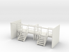 Factory Stairs in O - Wide - 2 sets 3d printed 