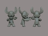 Cute Monster #626 3d printed Colorless Zbrush Render