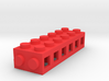 Custom brick 6x2 for LEGO 3d printed 