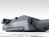 1/570 DKM Bismarck 38cm SK C/34 Guns Blast Bags 3d printed 3D render showing Bruno/Caesar Turret detail
