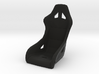 1/6 scale racing seat & mounts 3d printed 