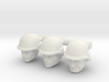 Soldier Heads - Multiple Scales 3d printed 