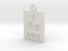 Be Periodic Pendant 3d printed 