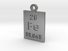 Fe Periodic Pendant 3d printed 