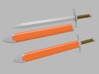 DBZ - 1:6 scale - Trunks (Tapion) Sword 3d printed 