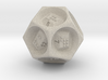 D12 Dice - Braille 3d printed 