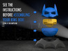 Bat Ring Box - Proposal and Engagement Ring Box 3d printed Insert Ring Holder and Stand sold separately.