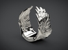 Wings Ring 3d printed 