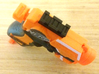 MicroShots Rail to Nerf Rail Adapter (2 Slots) 3d printed 