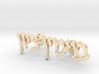 Hebrew Name Cufflinks - "Binyomin Tzion" 3d printed 