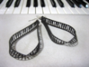 teardrop piano frame earrings 3d printed 