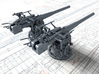 1/100 German 8.8 cm/45 (3.46") SK L/45 Guns x2 3d printed 1/100 German 8.8 cm/45 (3.46") SK L/45 Guns x2