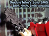 DoubleTake's Solo SMG (Multisize) 3d printed 5mm version, in black professional