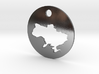 Pendant - Map of Ukraine - Stencil - #P5 3d printed 