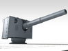 1/128 German 15 cm/45 SK L/45 Gun w. Shield x4 3d printed 3d render showing product detail