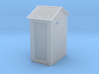 HO Great Northern Single Privy with Vent Screens 3d printed Shapeways Render