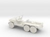 1/72 Scale 6x6 Jeep MT Tug 3d printed 