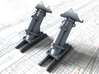 1/192 Royal Navy MKII Depth Charge Throwers x2 3d printed 1/192 Royal Navy MKII Depth Charge Throwers x2