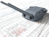 1/200 H Class 40.6 cm/52 (16") SK C/34 Guns 3d printed 3D render showing adjustable Barrels