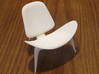 Steelcase Shell Chair 2.8" tall 3d printed 