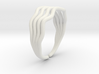 Wave ring  3d printed 
