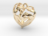 Heart Tree Pendant 3d printed 