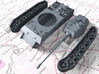 1/120 (TT) German VK 45.03 (H) Heavy Tank 3d printed 3d render showing product parts