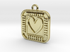 Pendant - Geek Love 3d printed 