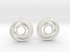 Geometrical earrings no.22 3d printed 