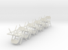 10 1:24 Metal Folding Chairs 3d printed 