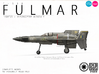 F-83U Fulmar Interceptor 3d printed 
