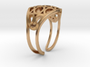 Circles ring 3d printed 