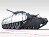 1/72 British Crusader Mk II Medium Tank 3d printed 3d render showing product detail