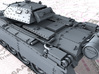 1/72 British Crusader Mk II Medium Tank 3d printed 3d render showing product detail