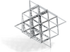 64 Tetrahedron Grid 5 cm. 3d printed 