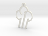 Rainy Cloud - Weather Symbol Pendant 3d printed 