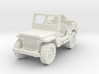 Jeep Willys (window up) 1/100 3d printed 