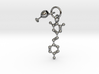 Wine Resveratrol Charm Pendant - Science Jewelry 3d printed 
