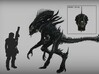 Alien Raven 1/60 Miniature for games and rpg 3d printed 