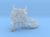 Knight with Axe DnD 1/60 miniature for games - rpg 3d printed 