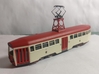 Blackpool OMO Tram N Gauge 3d printed Finished model with added motor bogies and etch detail