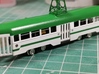 Blackpool OMO Tram N Gauge 3d printed Finished model with added motor bogies and etch detail