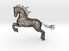 Rocinante horse sculpture - Customized 3d printed Rocinante horse sculpture in Polished Bronzed-Silver Steel