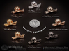 Human Skull Pendant Jewelry Necklace, Vehmic Bone 3d printed 