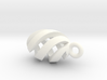 Spiral Spheroid Pendant 3d printed 