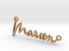 Marion First Name Pendant 3d printed 