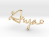 Arya First Name Pendant 3d printed 