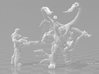 Gears of War infected Berserker miniature game rpg 3d printed 